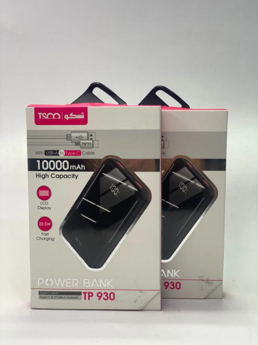 پاوربانک TSCO مدل TP930 ظرفیت 10000mah